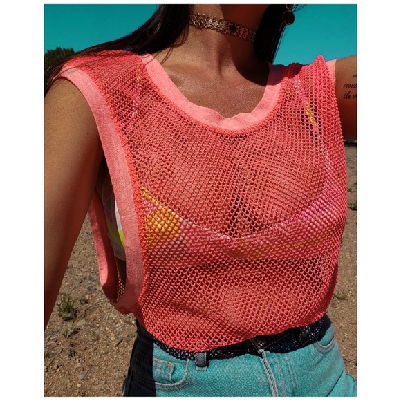 A Fine Line Other - neon mesh💟cover up by A Fine Line usM